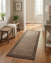 Studio Haven Collection Area Rug -  Conservatory (Light Brown) Runner Light Brown  lifestyle 64