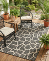 Savannah Escape Collection Area Rug -  Rainforest Rectangle Charcoal Gray  lifestyle 18