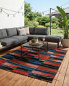 Urban Terrace Collection Area Rug -  Courtyard Rectangle Multi  lifestyle 17