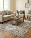 Mykonos Manor Collection Area Rug -  Tinos (Ivory) Rectangle Ivory  lifestyle 11