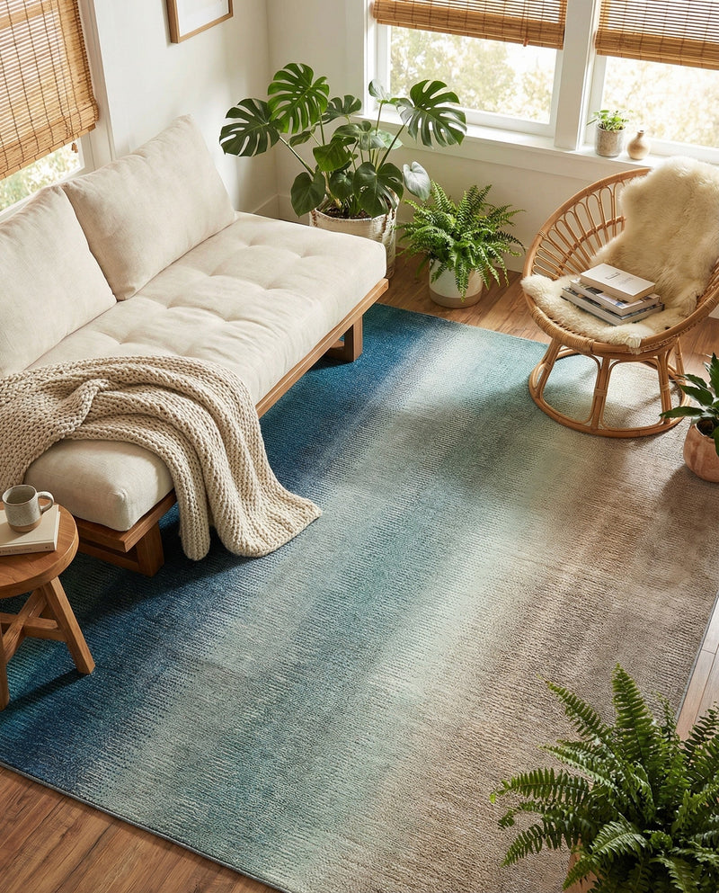 Marrakesh Elegance Collection Area Rug -  Agadir Rectangle Blue  lifestyle 5