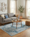 Coastal Haven Collection Area Rug - Seabreeze (Navy Blue) Rectangle Navy Blue  lifestyle 11