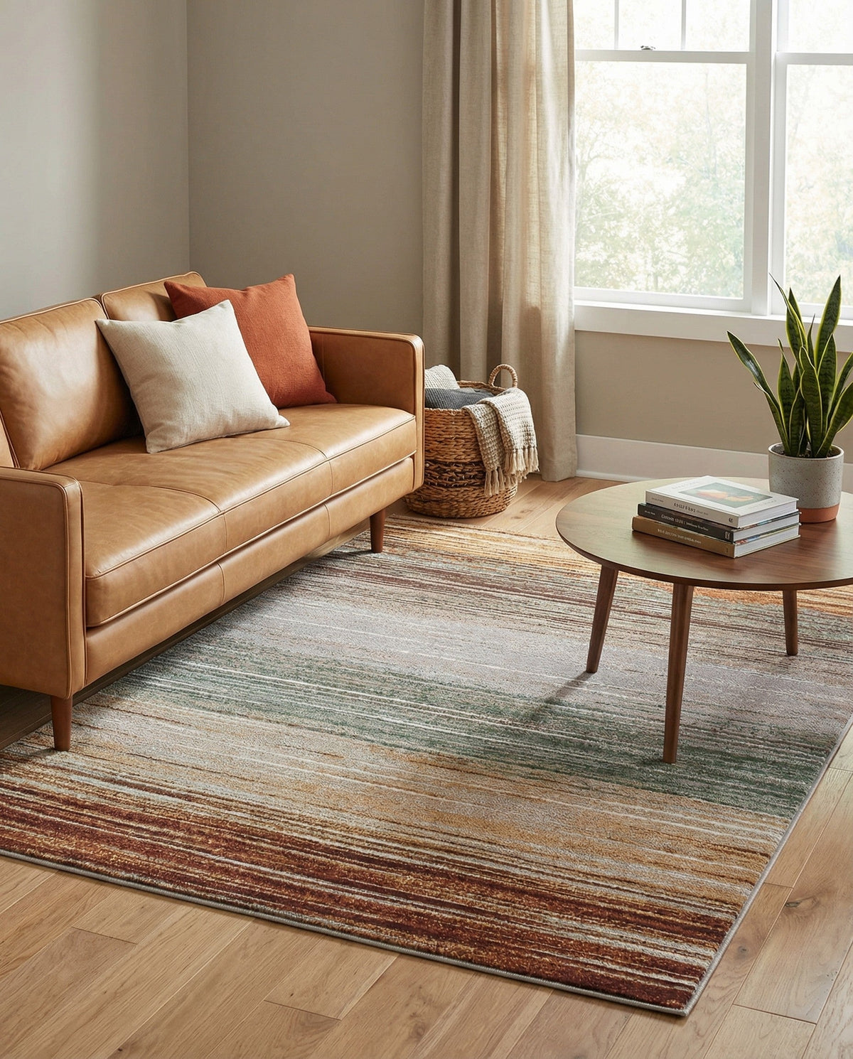 Urban Terrace Collection Area Rug -  Corsica Rectangle Multi  lifestyle 22