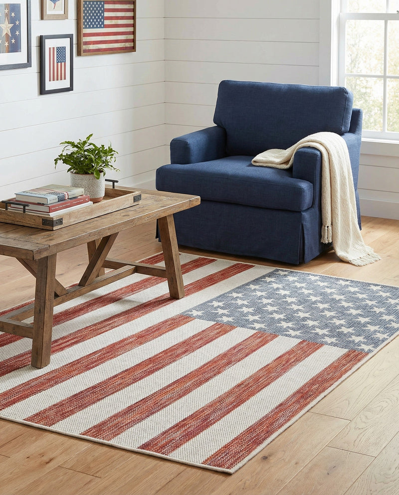 Urban Oasis Rugs Collection Area Rug -  Boardwalk Rectangle Red  lifestyle 11