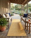 Seaside Serenity Collection Area Rug - Veranda (Corn Harvest Yellow) Runner Corn Harvest Yellow  lifestyle 66