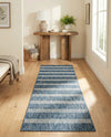 Urban Oasis Rugs Collection Area Rug -  District (Blue) Runner Blue  lifestyle 60