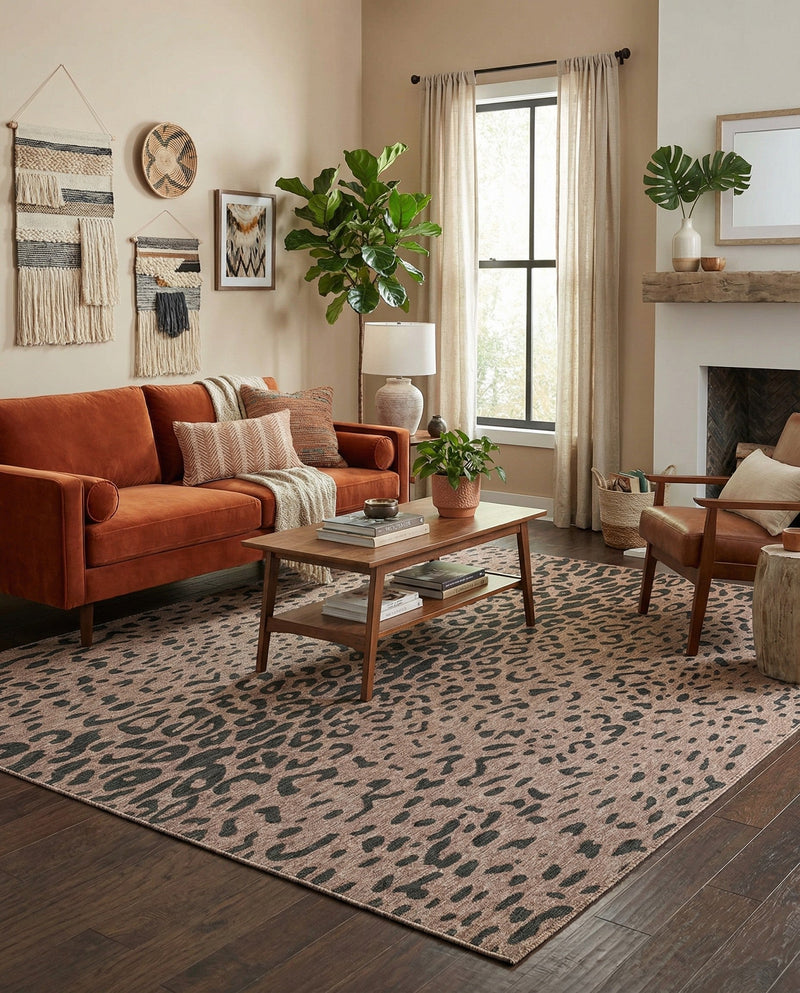 Savannah Escape Collection Area Rug - Serengeti Rectangle Natural  lifestyle 26