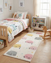 Wonder Tykes Collection Area Rug -  Dazzle Runner Ivory  lifestyle 33