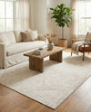 Tribal Terrace Treasures Collection Area Rug - Mayan Marina (Light Gray) Rectangle Light Gray  lifestyle 4