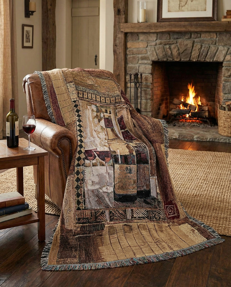 Fleece Haven Collection Area Rug -  Yankton Rectangle Multi  lifestyle 3