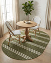 Urban Oasis Rugs Collection Area Rug -  District (Green) Oval Green  lifestyle 23