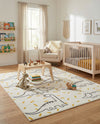 Wonder Tykes Collection Area Rug -  Jamboree Rectangle Ivory  lifestyle 8