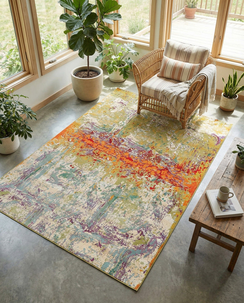 Urban Terrace Collection Area Rug -  Terrace Rectangle Multi  lifestyle 10