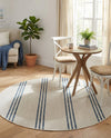 Urban Oasis Rugs Collection Area Rug -  District (Ivory) Round Ivory  lifestyle 48
