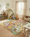 Wonder Tykes Collection Area Rug -  Groove Rectangle Multi  lifestyle 12