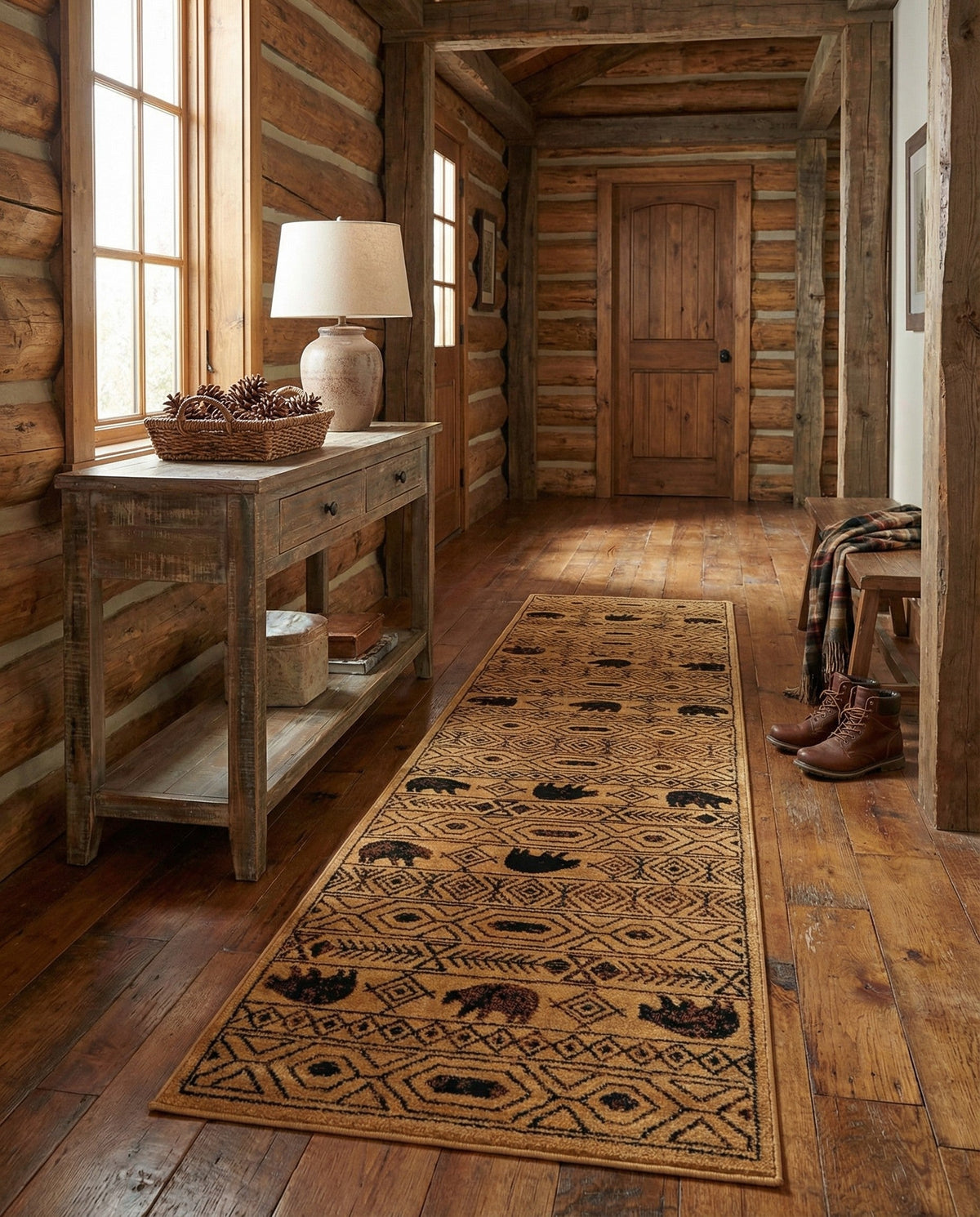 Frontier Trails Collection Area Rug -  Sedona Runner Cedar  lifestyle 71