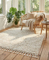 Cozy Cove Shag Collection Area Rug -  Harbor Rectangle Ivory  lifestyle 49