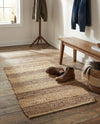 Woven Seaside Jute Collection Area Rug - Nantucket Rectangle Natural Ivory  lifestyle 9