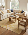 Urban Oasis Rugs Collection Area Rug -  Terrace (Yellow Ivory) Square Yellow Ivory  lifestyle 60
