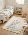 Wonder Tykes Collection Area Rug -  Pixie Rectangle Ivory and Gray  lifestyle 4