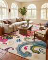 Marrakesh Elegance Collection Area Rug -  Beni Rectangle Cream  lifestyle 27