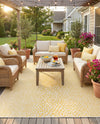 Urban Oasis Rugs Collection Area Rug -  Terrace (Yellow Ivory) Rectangle Yellow Ivory  lifestyle 11
