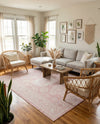 Tribal Terrace Treasures Collection Area Rug -  Incan Isle (Pink) Rectangle Pink  lifestyle 13