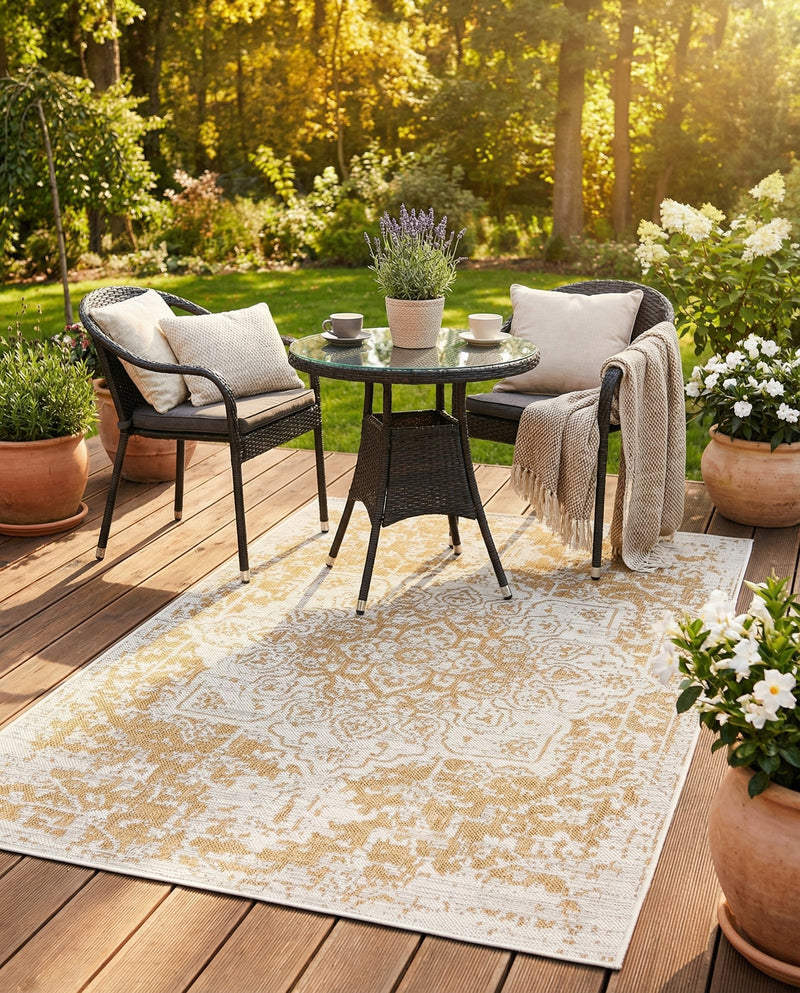 Urban Oasis Rugs Collection Area Rug -  Penthouse (Beige) Rectangle Beige  lifestyle 24