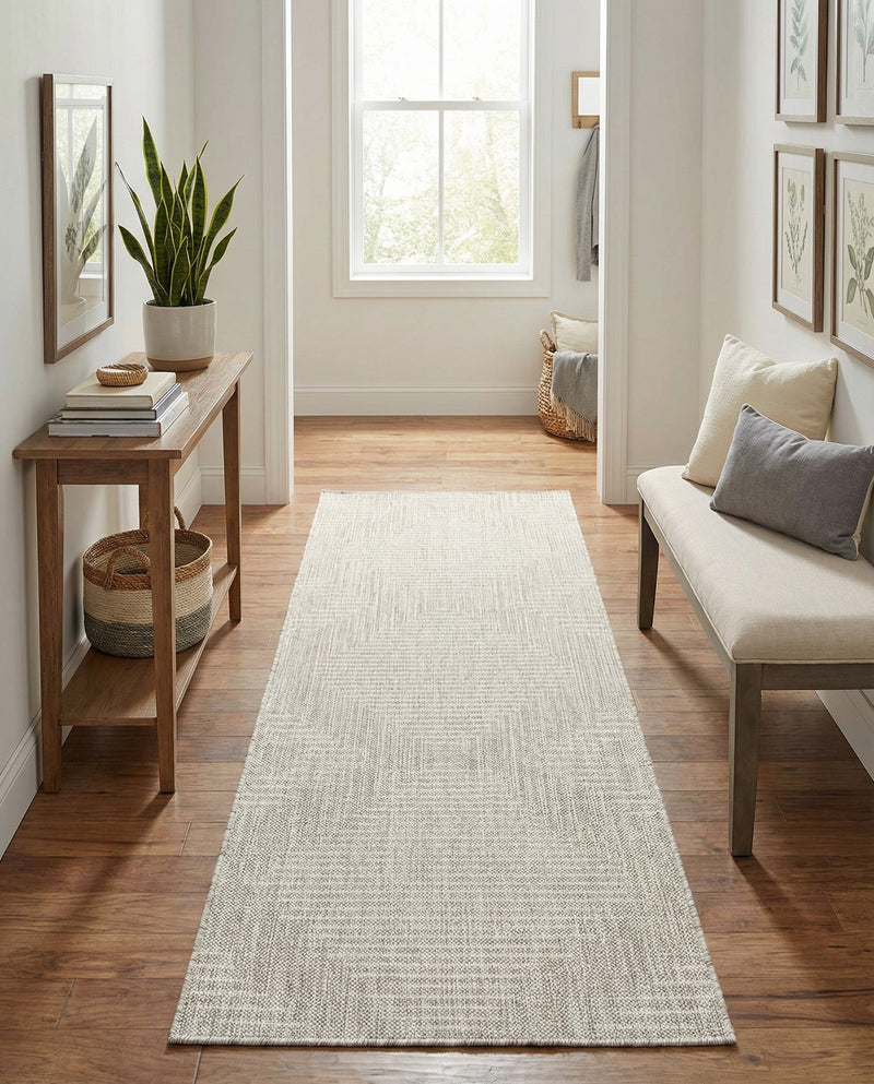 Urban Terrace Collection Area Rug -  Chelsea (Gray) Runner Gray  lifestyle 67