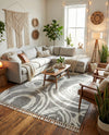 Sahara Chic Collection Area Rug -  Nubia Rectangle Gray  lifestyle 23