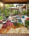 Urban Terrace Collection Area Rug -  Lawn Rectangle Multi  lifestyle 9