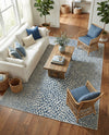 Urban Oasis Rugs Collection Area Rug -  Terrace (Blue) Rectangle Blue  lifestyle 33