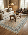 Persian Elegance Collection Area Rug -  Ardabil Rectangle Ivory  lifestyle 20
