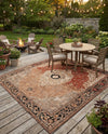 Patio Heritage Collection Area Rug -  Gazebo Square Multi  lifestyle 74