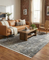 Caribbean Breeze Collection Area Rug -  Utila Rectangle Fume Gray  lifestyle 12