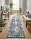 Gobi Sands Collection Area Rug -  Lop Runner Gray  lifestyle 59