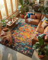 Marrakesh Elegance Collection Area Rug -  Larache Rectangle Multi  lifestyle 6