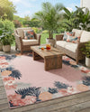 Seaside Blooms Collection Area Rug - Haven Rectangle Pink  lifestyle 53