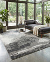 Copenhagen Edge Collection Area Rug - Nyhavn Rectangle Black  lifestyle 44
