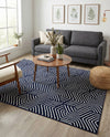 Aravalli Collection Area Rug - Udaipur Rectangle Midnight Blue  lifestyle 36