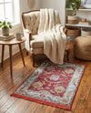 Arcadia Rugs Collection Area Rug - Eden (Red) Rectangle Red  lifestyle 16