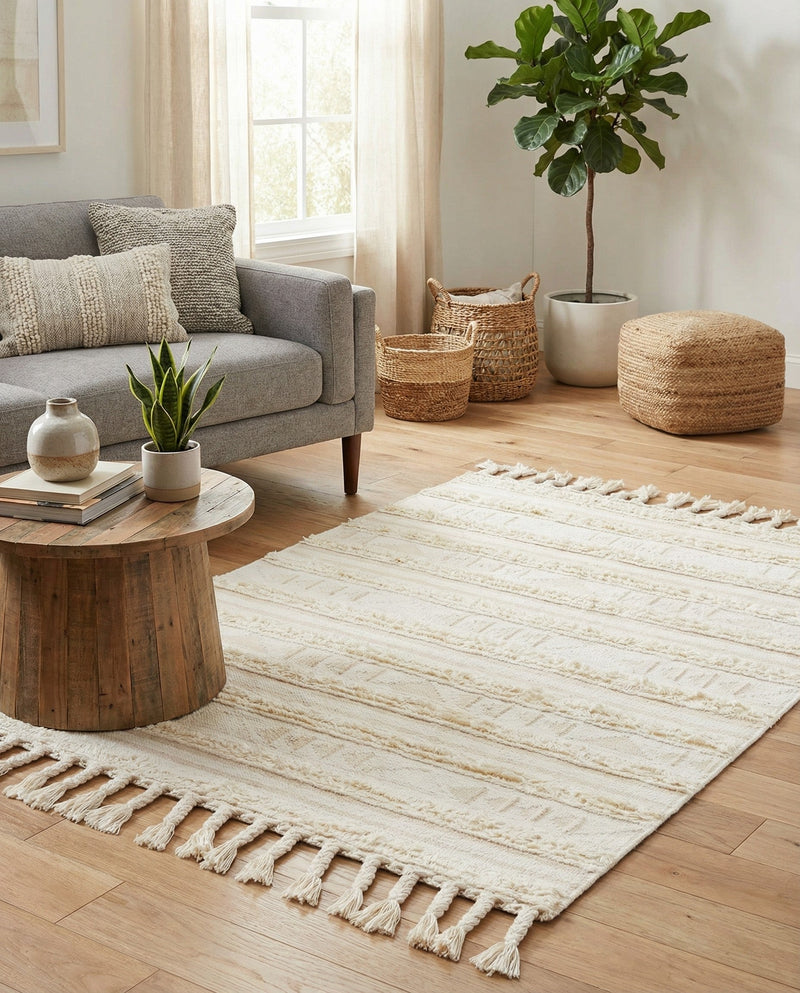 Sonoran Collection Area Rug - Montezuma Rectangle Ivory  lifestyle 47