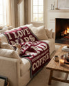 Fleece Haven Collection Area Rug -  Oswego Rectangle Red  lifestyle 3