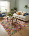 Seaside Blooms Collection Area Rug -  Marseilles Rectangle Multi  lifestyle 41