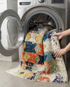 Colorburst Oasis Collection Area Rug -  Marina Rectangle Ivory  lifestyle 12