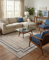 Serenity Sands Collection Area Rug -  Hushhaven Rectangle Gray  lifestyle 14