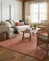 Sustainable Strands Indoor-Outdoor Oasis Collection Area Rug -  Sandbar (Rust Red) Rectangle Rust Red  lifestyle 3