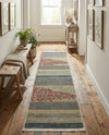 Zagros Oasis Collection Area Rug -  Kermanshah Runner Blue  lifestyle 42