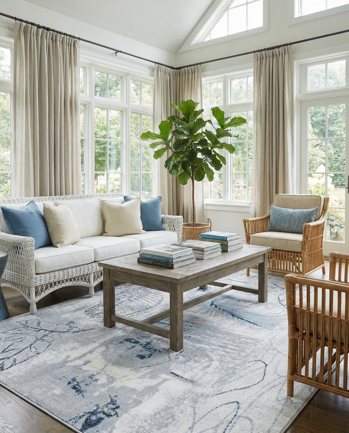 Aegean Elegance Washables Collection Area Rug -  Paros Rectangle Ivory Gray  lifestyle 26