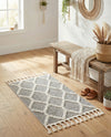 Sahara Chic Collection Area Rug -  Tuareg Rectangle Gray  lifestyle 13